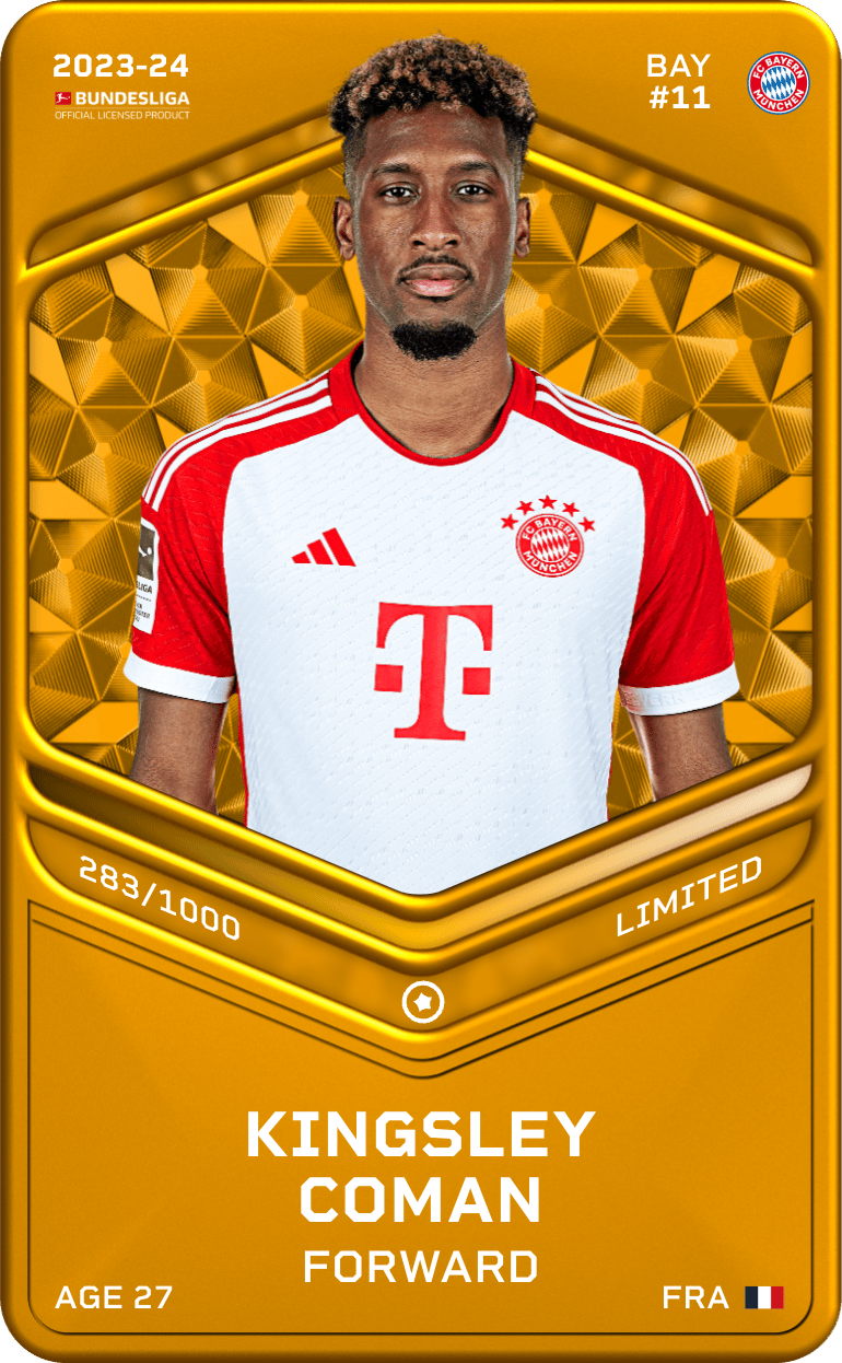 Kingsley Coman 2023-24 • Limited 283/1000