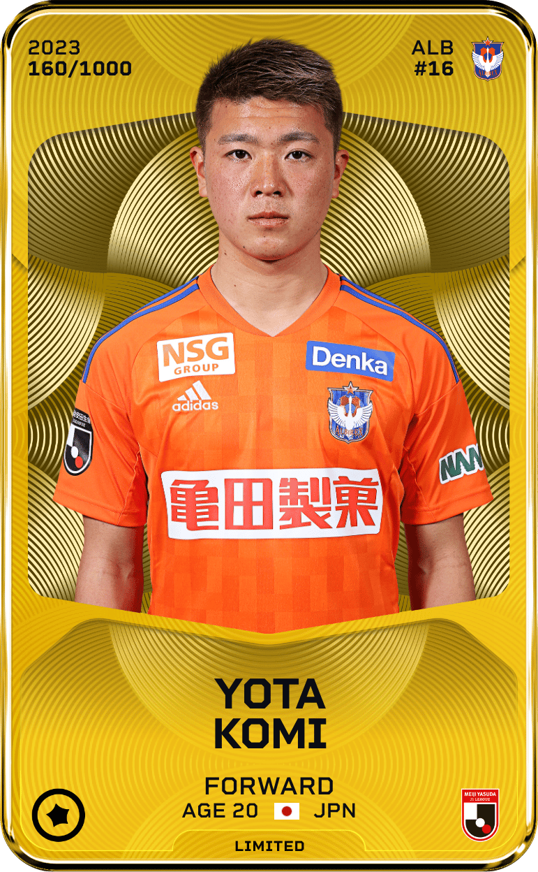 Yota Komi 2023-24 • Limited 160/1000