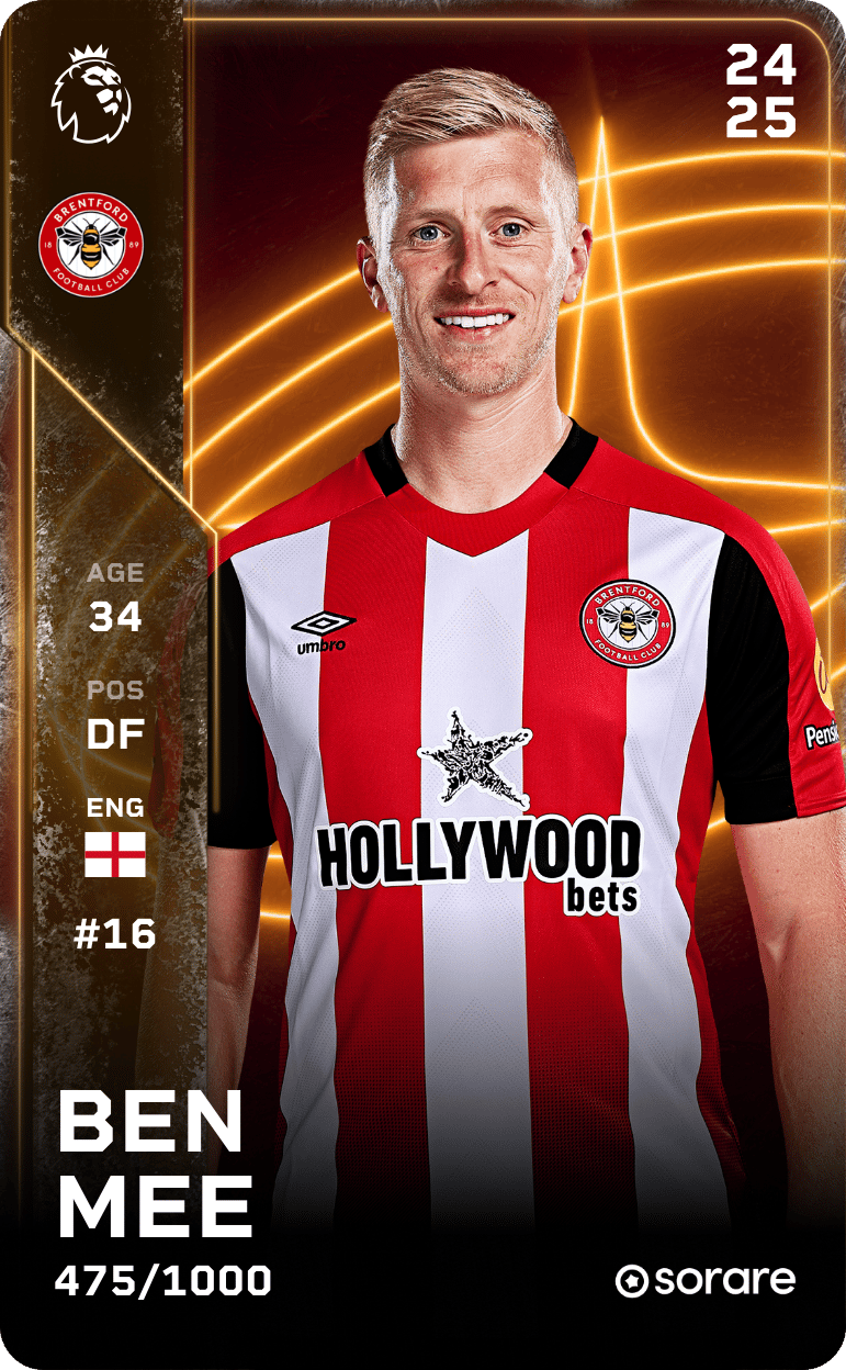 Ben Mee 2024-25 • Limited 475/1000