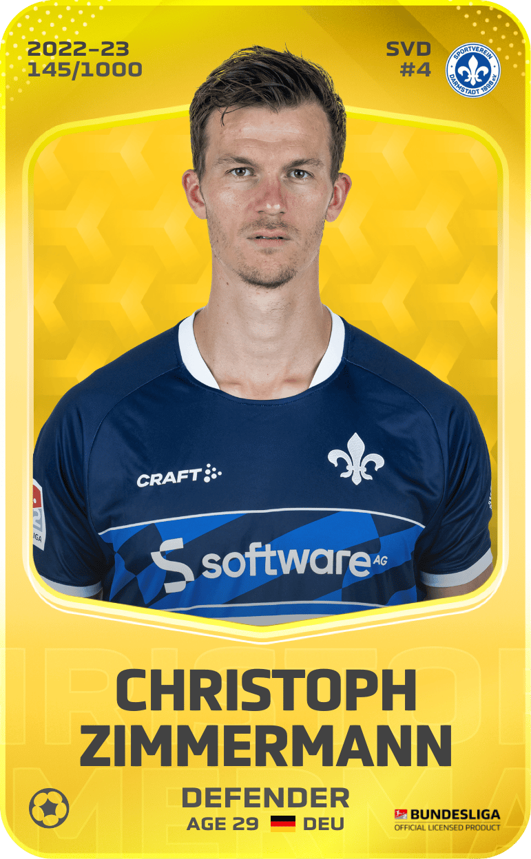 Christoph Zimmermann 2022-23 • Limited 145/1000