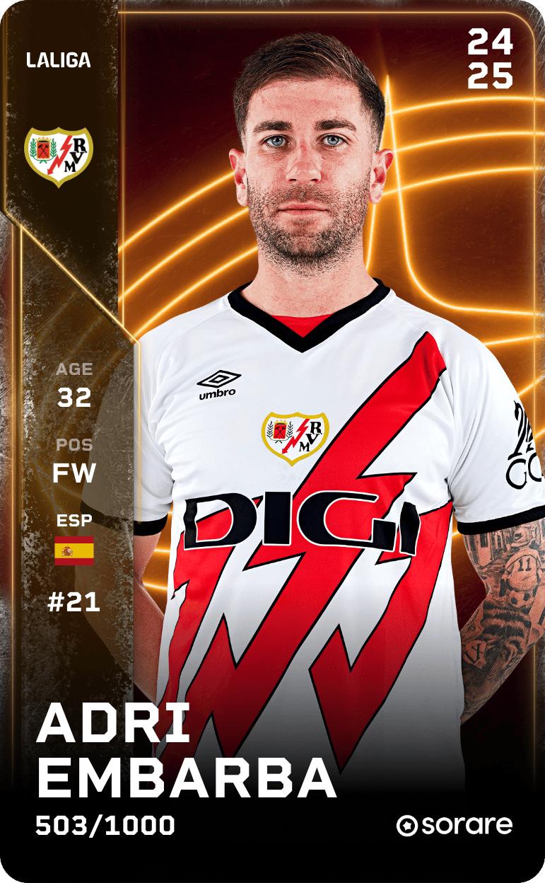 Adrián Embarba 2024-25 • Limited 503/1000