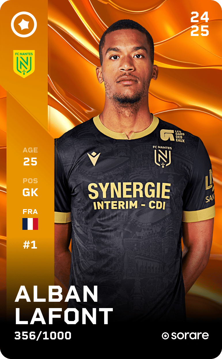 Alban Lafont 2024-25 • Limited 356/1000