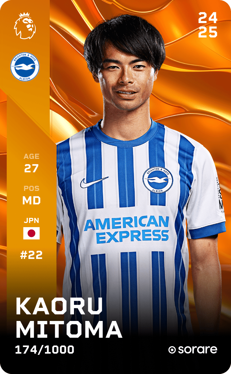 Kaoru Mitoma 2024-25 • Limited 174/1000