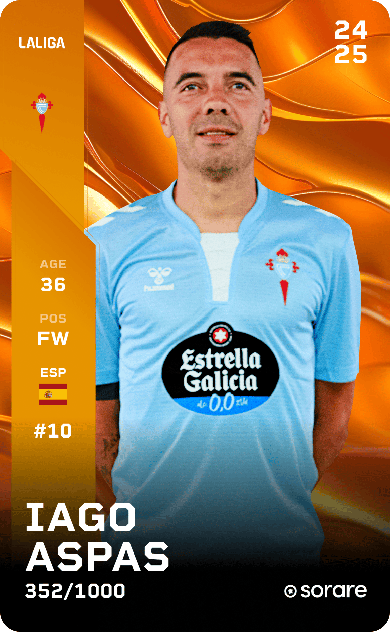 Iago Aspas 2024-25 • Limited 352/1000