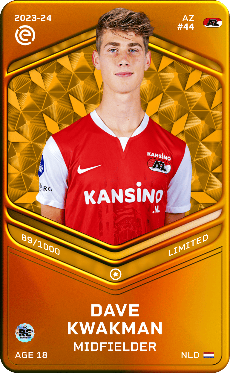 Dave Kwakman 2023-24 • Limited 89/1000