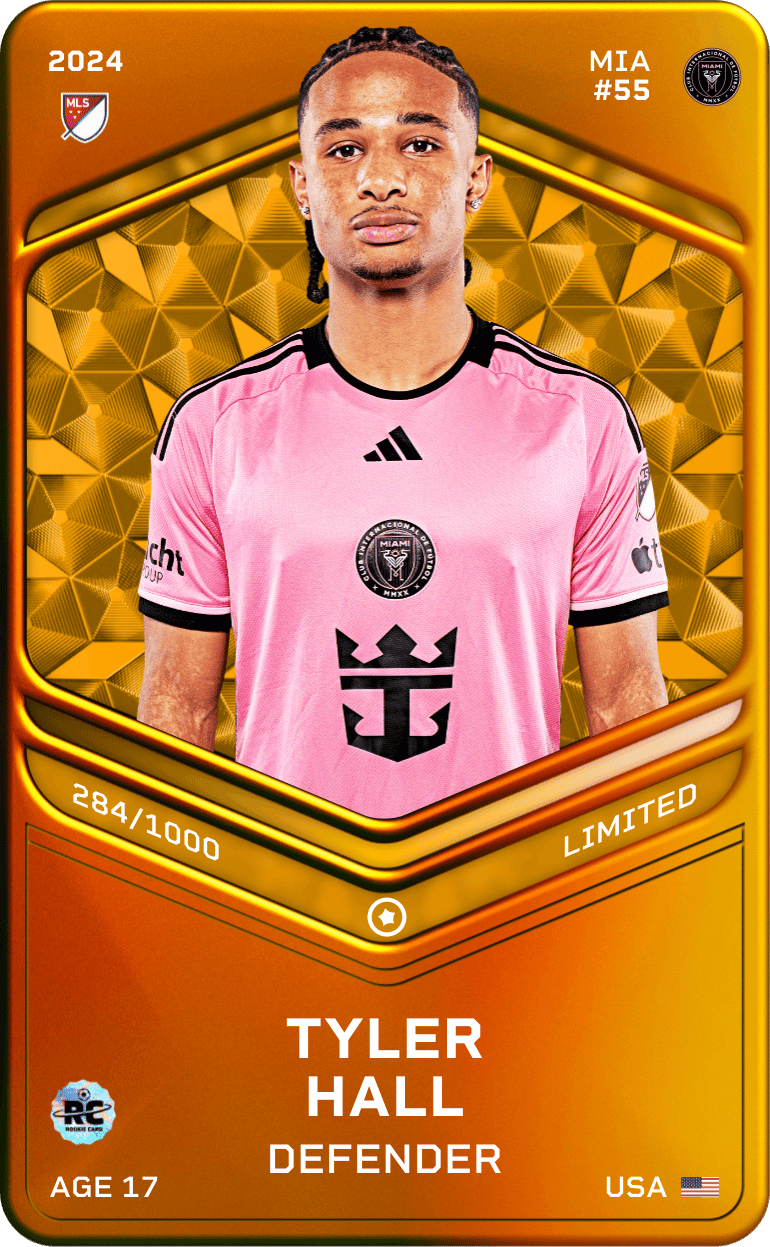 Tyler Hall 2024-25 • Limited 284/1000