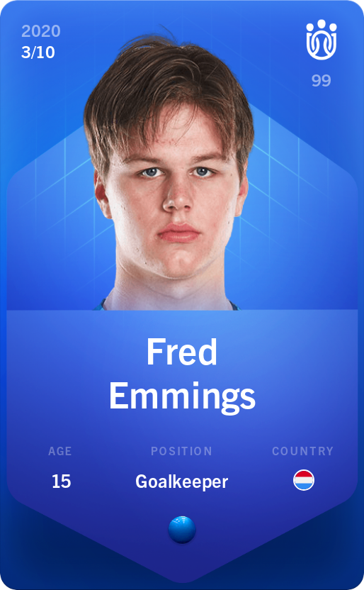 Sorare - Sorare Official - Fred Emmings 2020-21 • Super Rare 3/10 - NFT # 109662669431201463380127835583792214696297172925908689311394166548028847793202