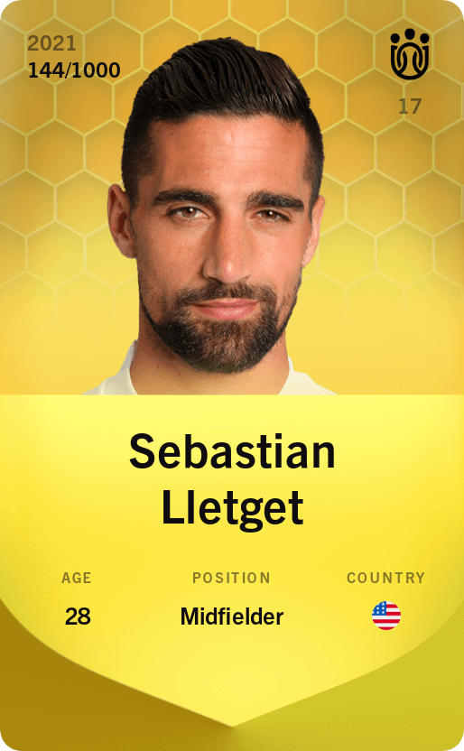 Sebastian Lletget 2021-22 • Limited 144/1000