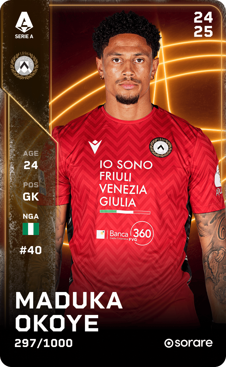 Maduka Okoye 2024-25 • Limited 297/1000