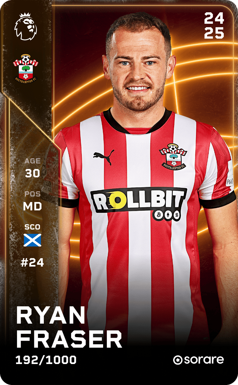 Ryan Fraser 2024-25 • Limited 192/1000
