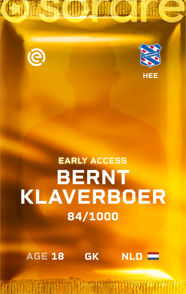 Bernt Klaverboer 2024-25 • Limited 84/1000