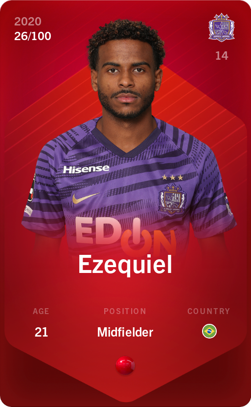 Sorare - Sorare Official - Ezequiel 2020-21 • Rare 26/100 - NFT # 10626284073753265560045893898482556246373637926504002299638754621199444496465