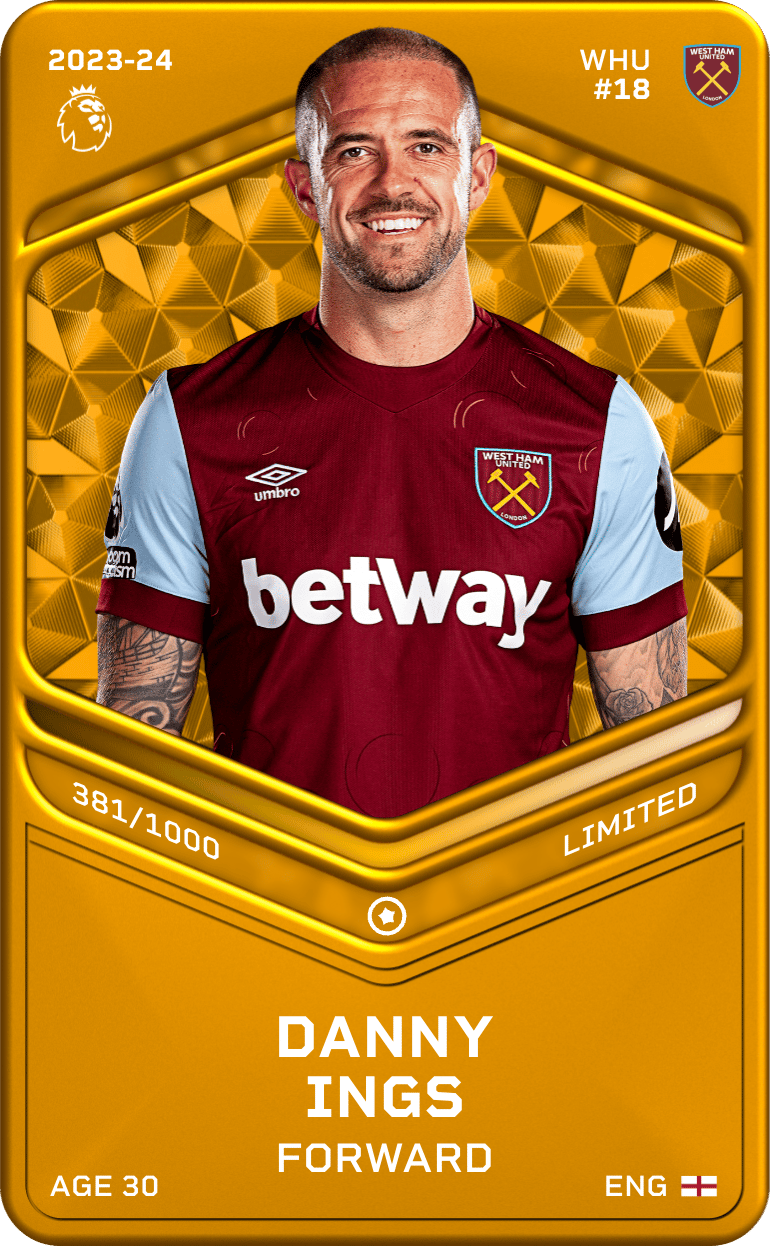 Danny Ings 2023-24 • Limited 381/1000