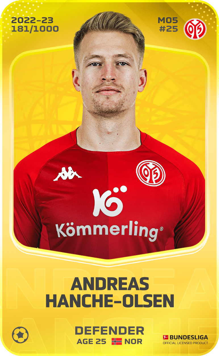 Andreas Hanche-Olsen 2022-23 • Limited 181/1000