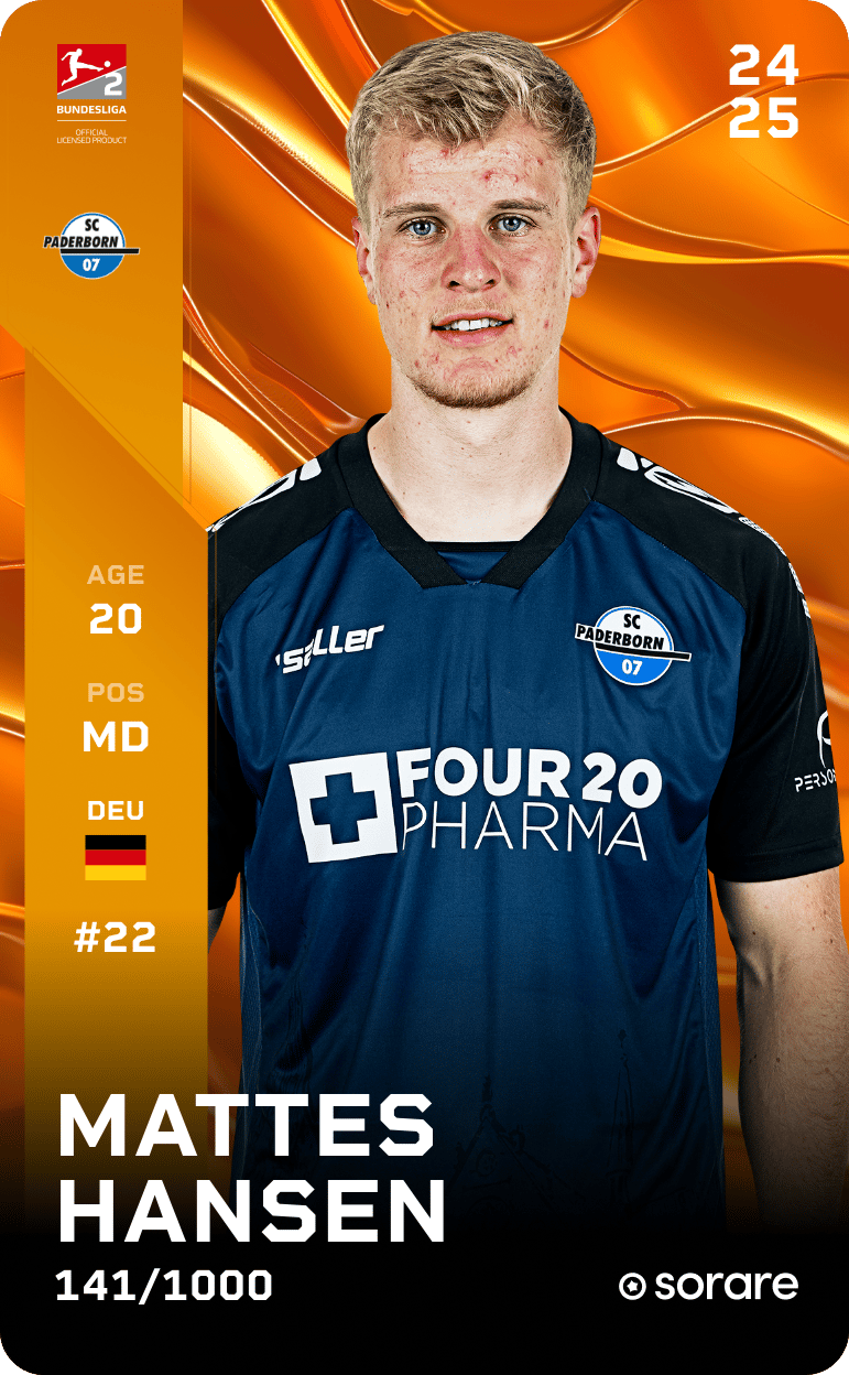 Mattes Hansen 2024-25 • Limited 141/1000