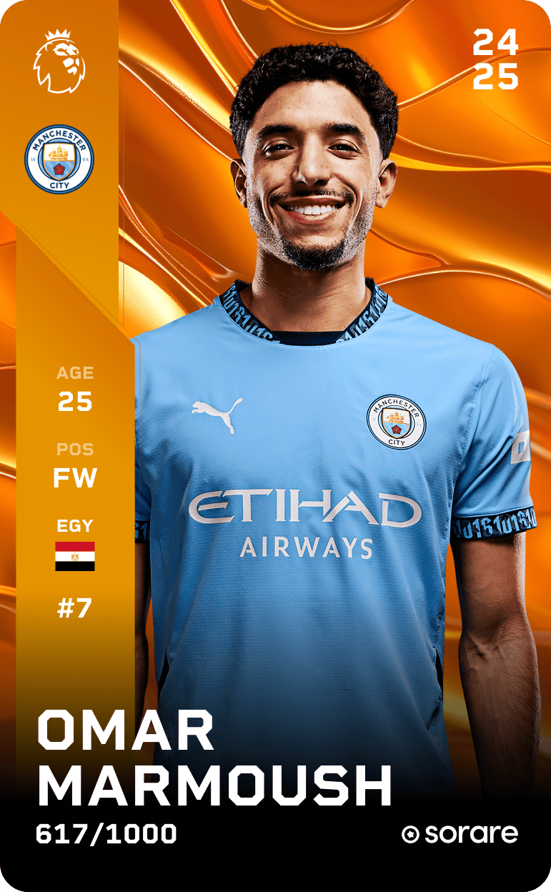 Omar Marmoush 2024-25 • Limited 617/1000