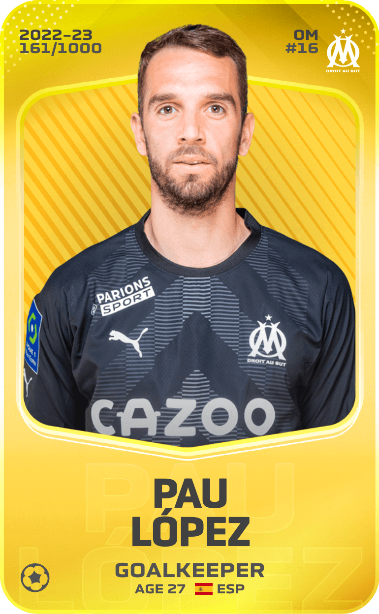 Pau López 2022-23 • Limited 161/1000
