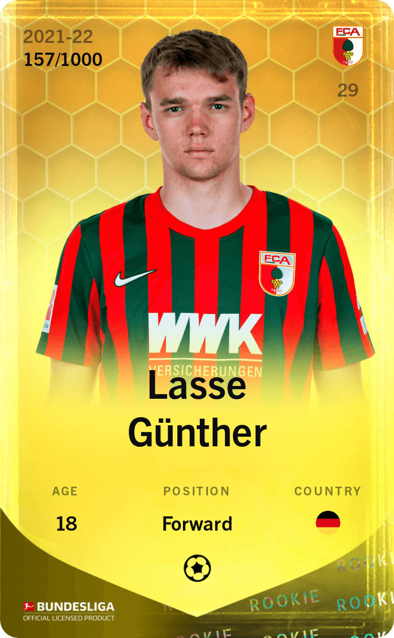 Lasse Günther 2021-22 • Limited 157/1000