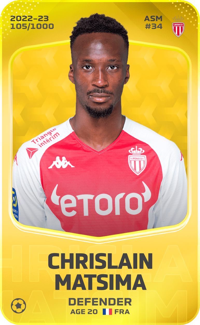 Chrislain Matsima 2022-23 • Limited 105/1000