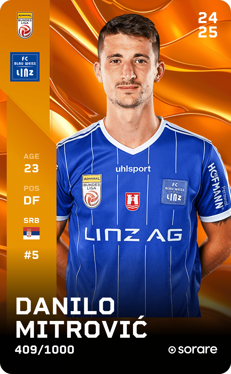 Danilo Mitrović 2024-25 • Limited 409/1000