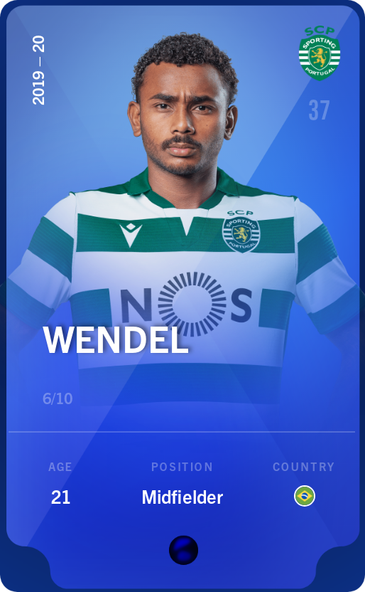 Sorare - Sorare Official - Wendel 2019-20 • Super Rare 6/10 - NFT # 17287824578788686403971707688755786472178203684936484573708173904319556422724