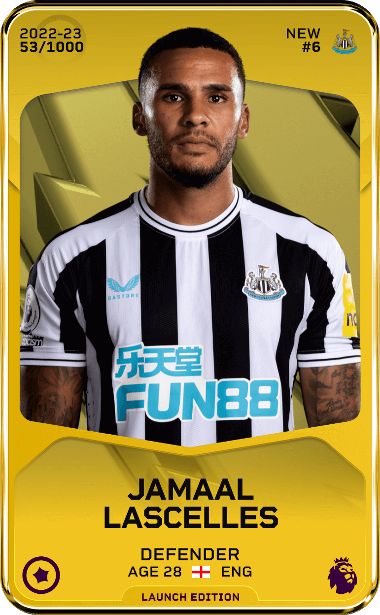 Jamaal Lascelles 2022-23 • Limited 53/1000