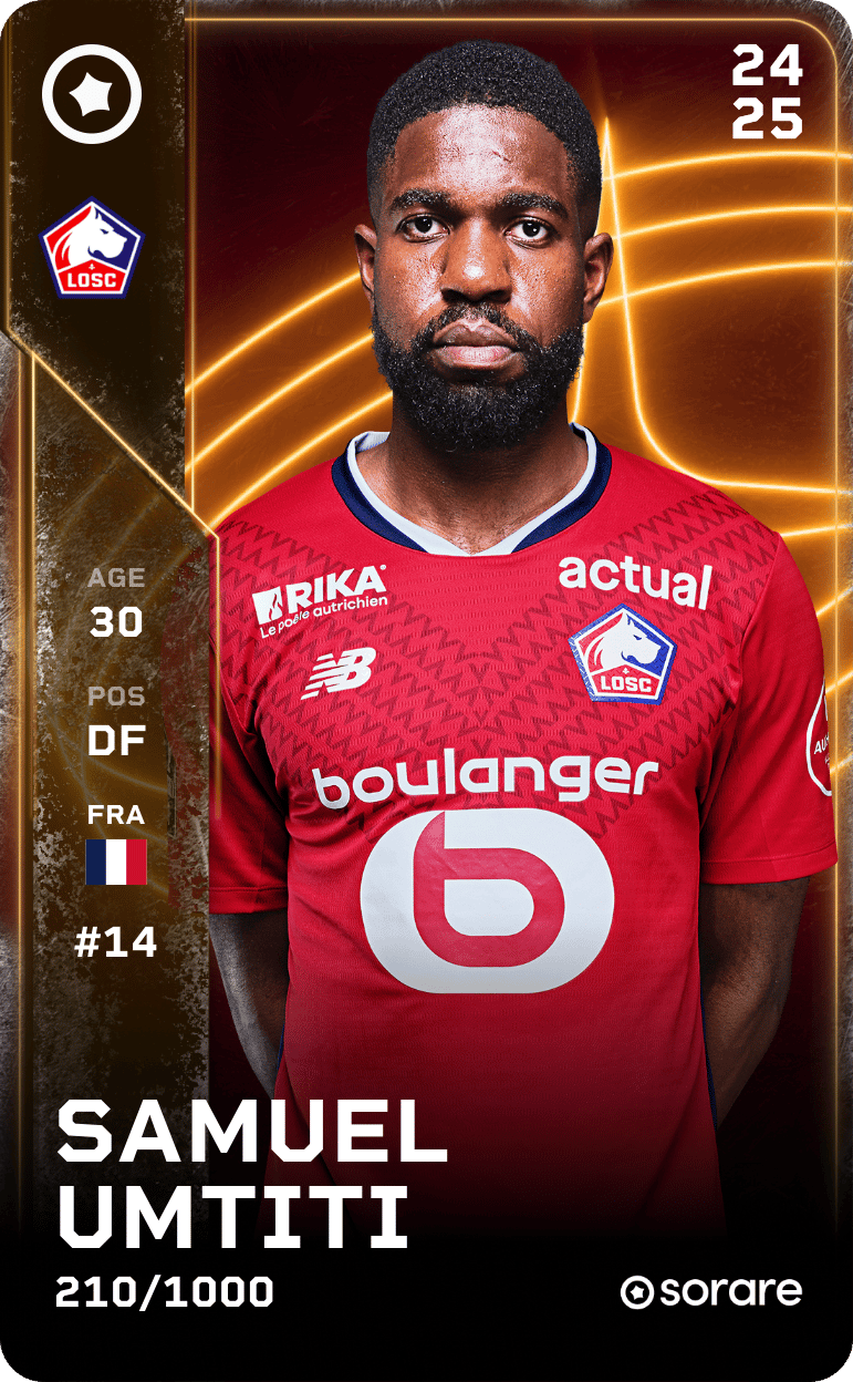 Samuel Umtiti 2024-25 • Limited 210/1000