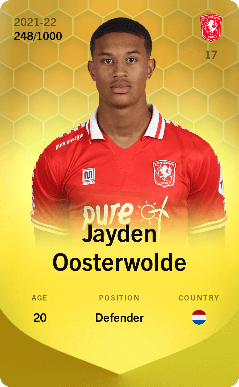 Jayden Oosterwolde 2021-22 • Limited 248/1000