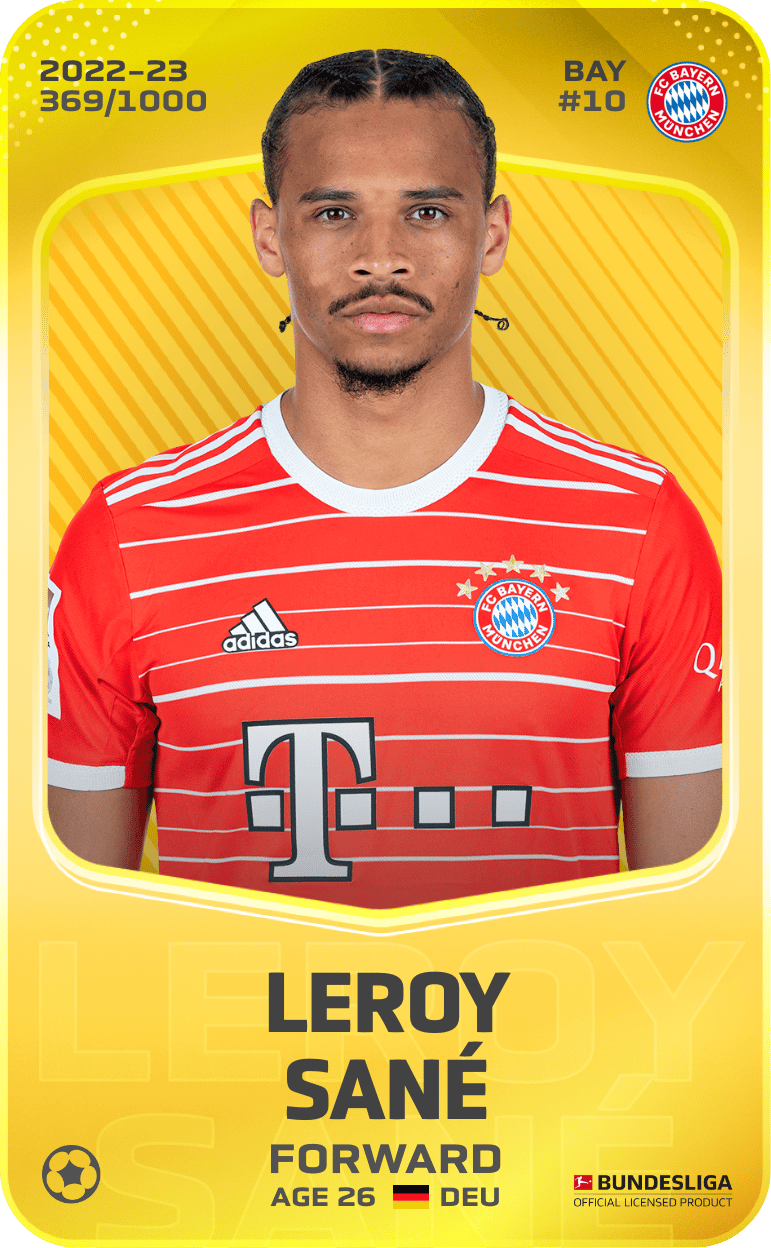Leroy Sané 2022-23 • Limited 369/1000