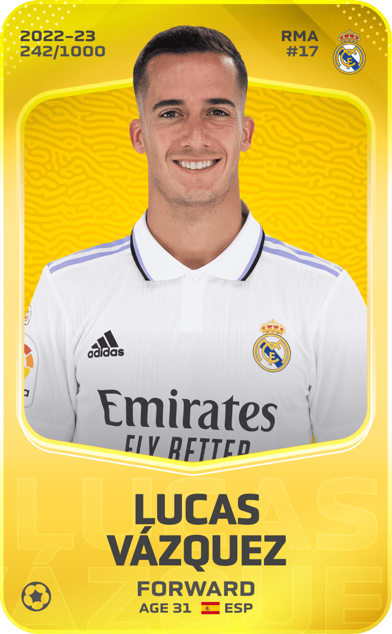 Lucas Vázquez 2022-23 • Limited 242/1000