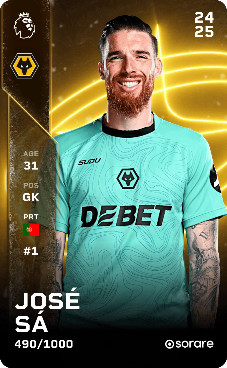 José Sá 2024-25 • Limited 490/1000