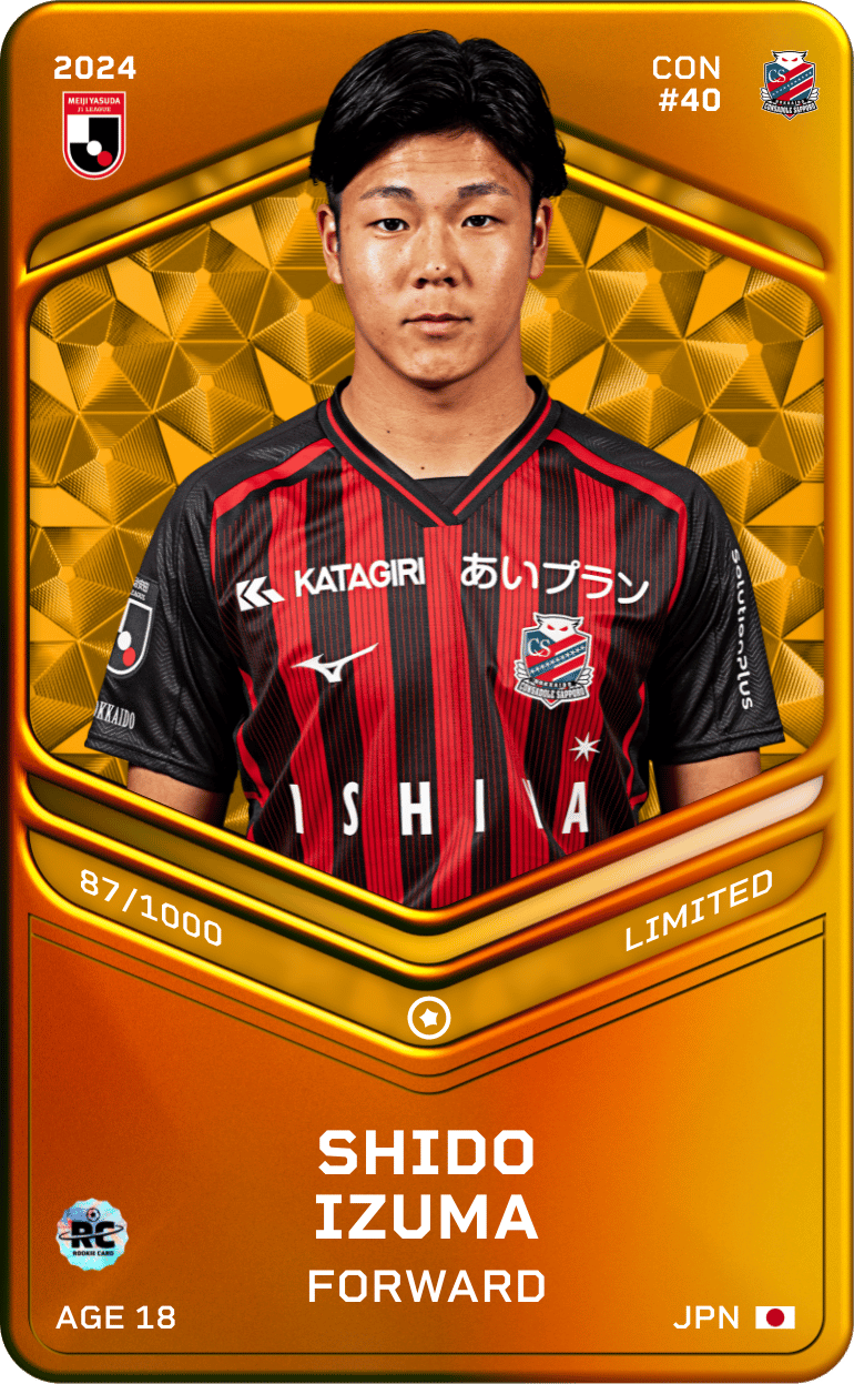 Shido Izuma 2024-25 • Limited 87/1000