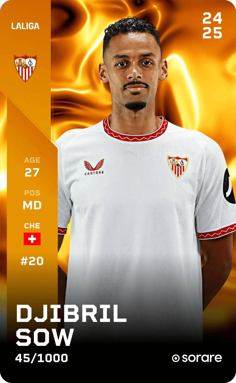 Djibril Sow 2024-25 • Limited 45/1000
