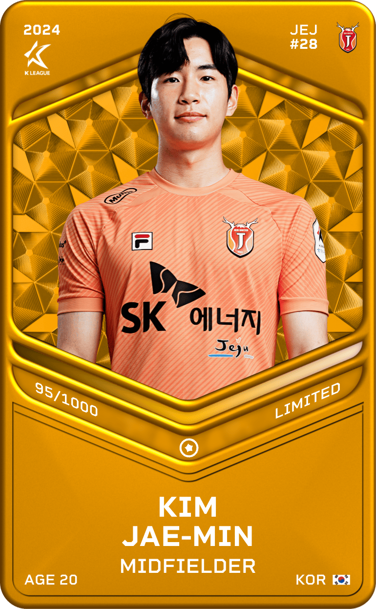 Kim Jae-Min 2024-25 • Limited 95/1000