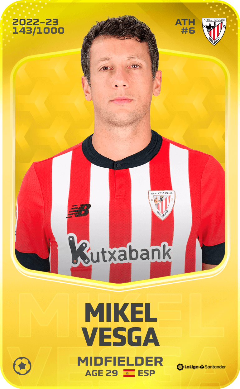 Mikel Vesga 2022-23 • Limited 143/1000