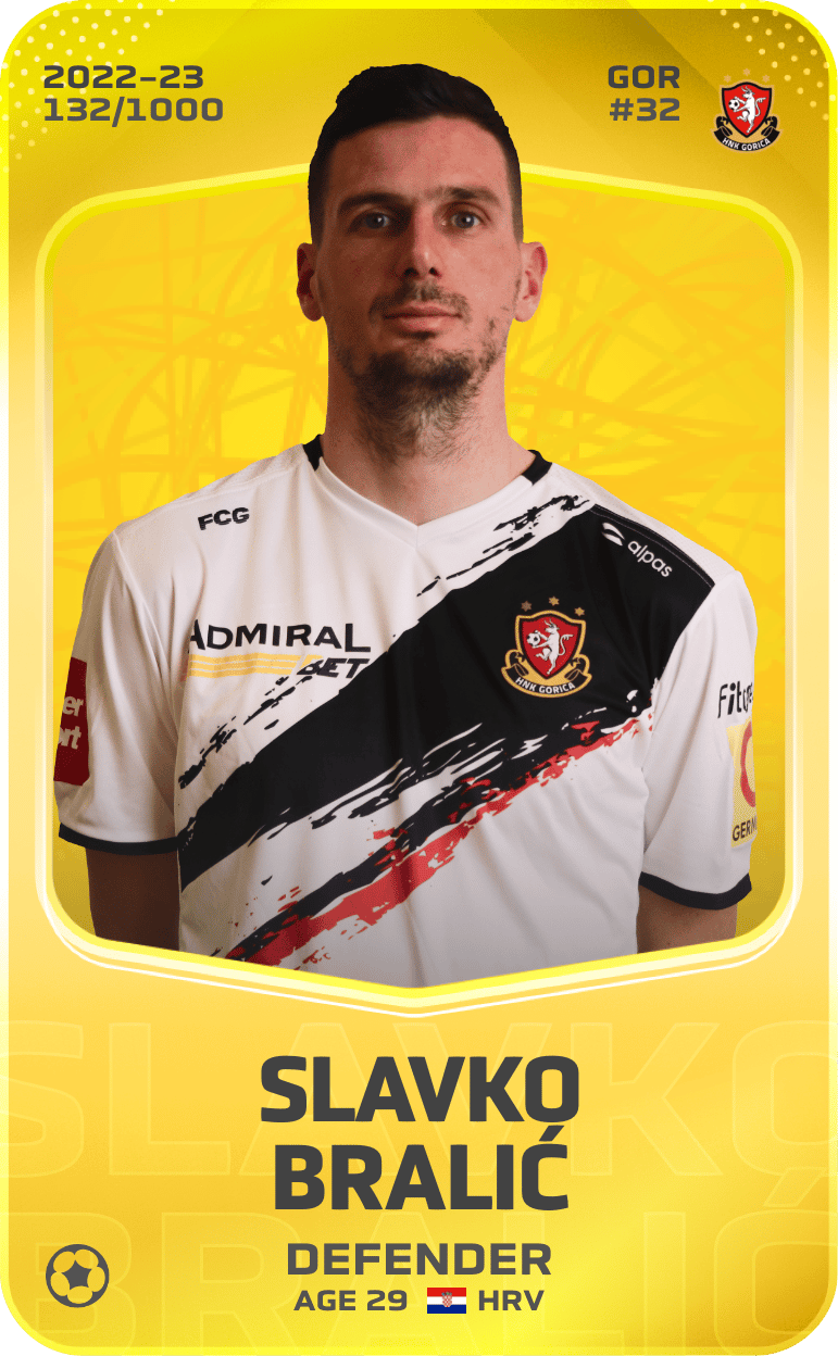 Slavko Bralić 2022-23 • Limited 132/1000