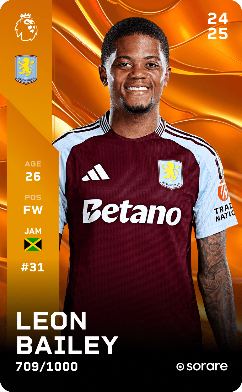 Leon Bailey 2024-25 • Limited 709/1000