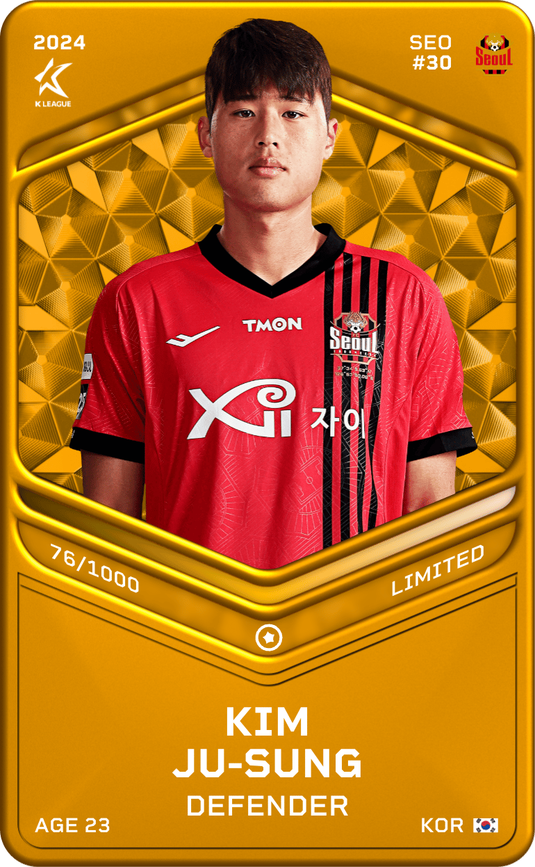 Kim Ju-Sung 2024-25 • Limited 76/1000