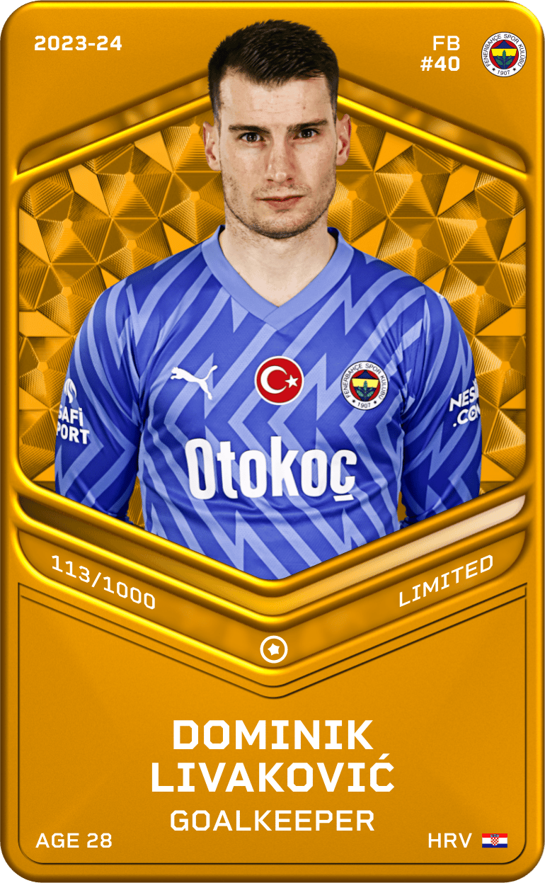 Dominik Livaković 2023-24 • Limited 113/1000