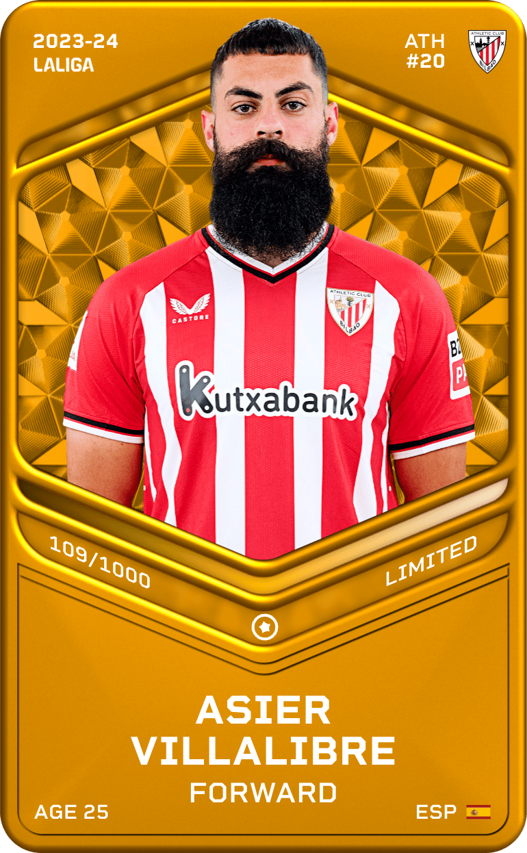 Asier Villalibre 2023-24 • Limited 109/1000