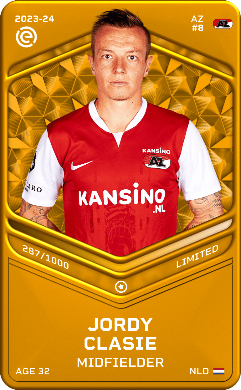 Jordy Clasie 2023-24 • Limited 287/1000