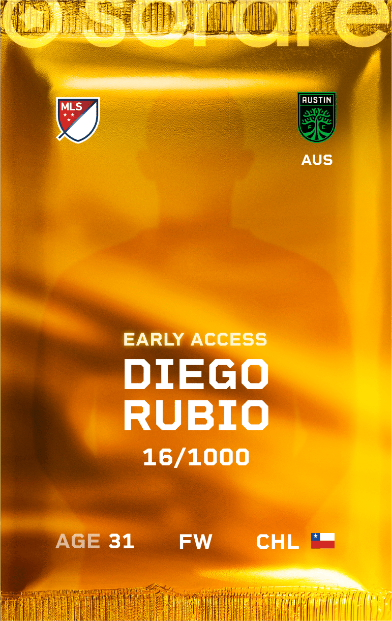 Diego Rubio 2025-26 • Limited 16/1000
