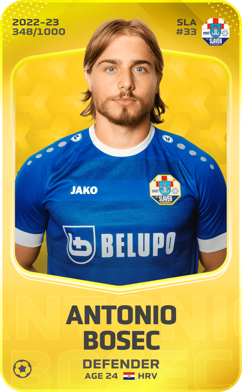 Antonio Bosec 2022-23 • Limited 348/1000