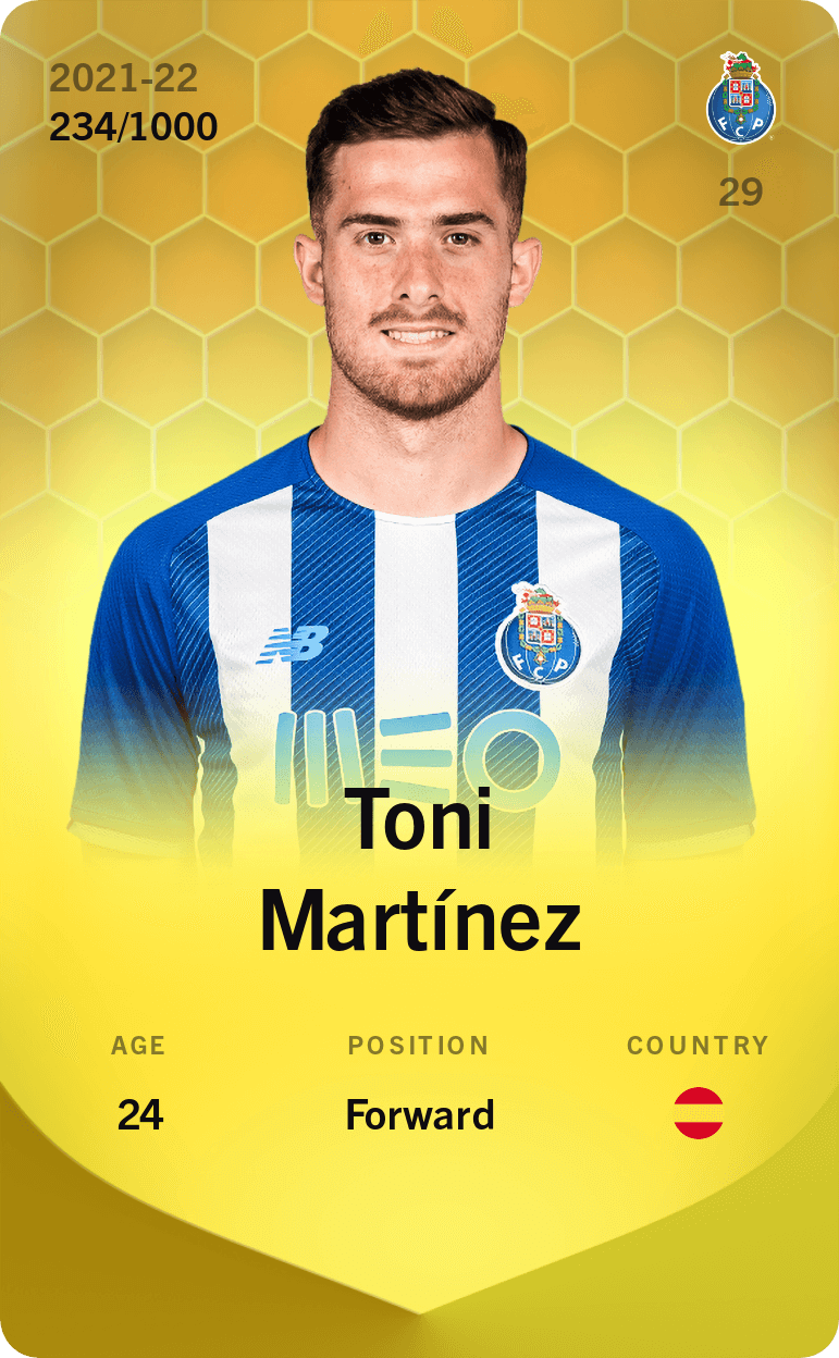 Toni Martínez 2021-22 • Limited 234/1000