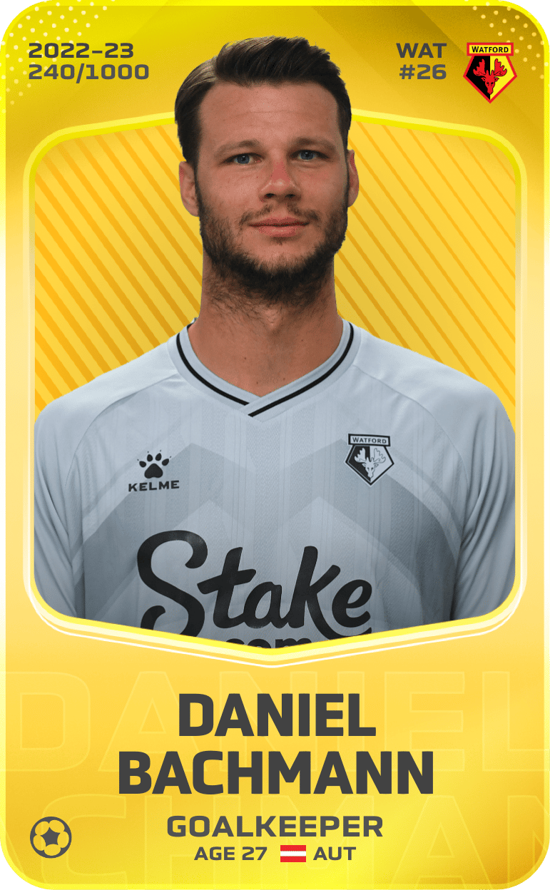 Daniel Bachmann 2022-23 • Limited 240/1000