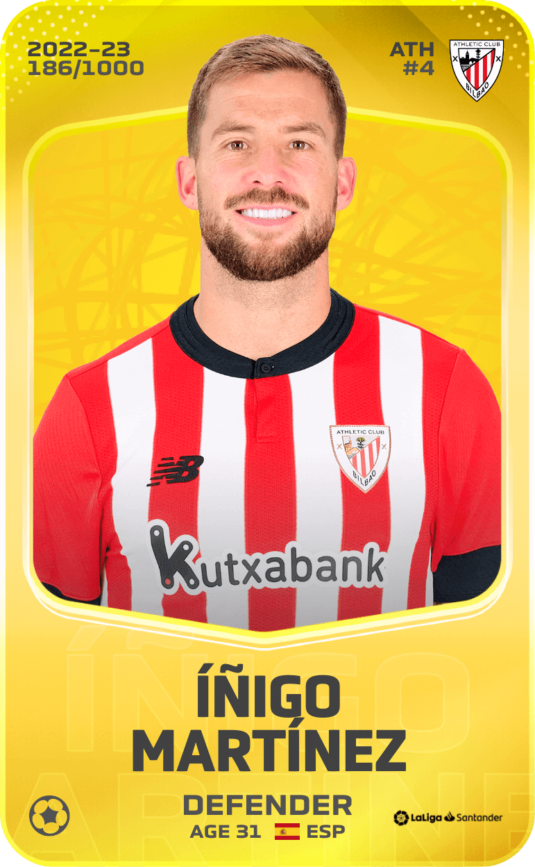 Íñigo Martínez 2022-23 • Limited 186/1000