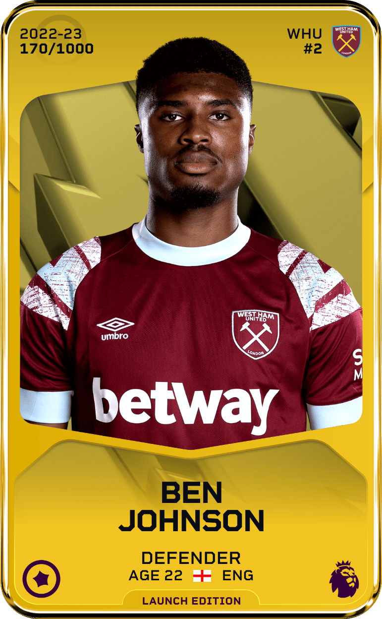 Ben Johnson 2022-23 • Limited 170/1000