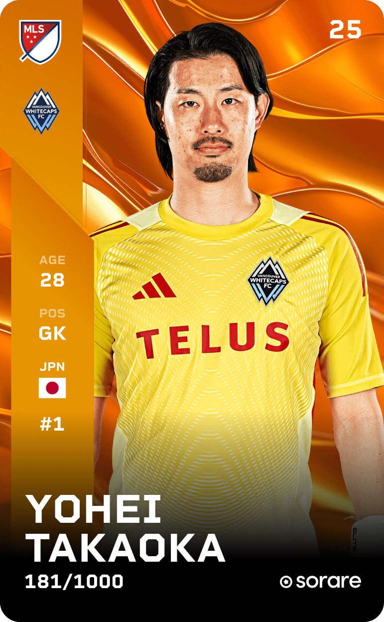 Yohei Takaoka 2025-26 • Limited 181/1000