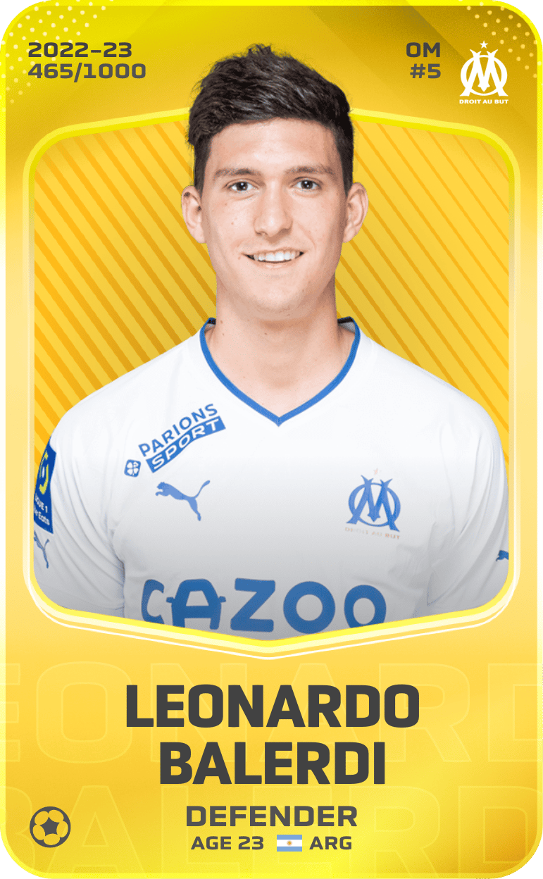 Leonardo Balerdi 2022-23 • Limited 465/1000