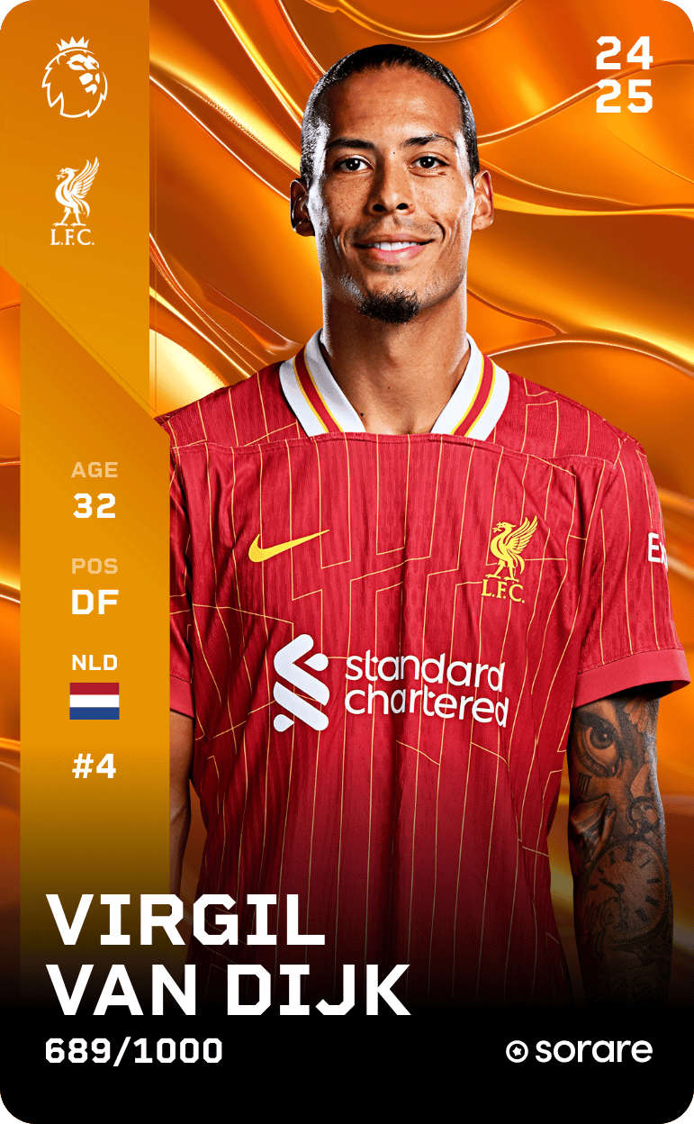 Virgil van Dijk 2024-25 • Limited 689/1000